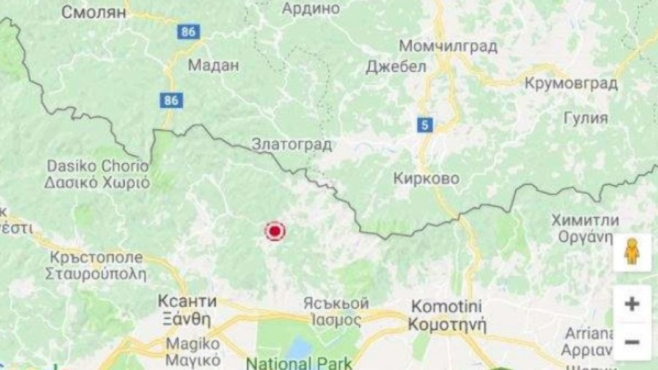 БАН: Трус от 2,4 по Рихтер регистриран край Златоград, но не е усетен | StandartNews.com