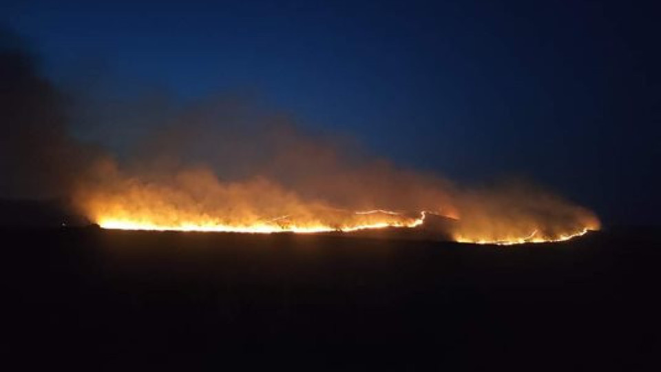 Пожарът в Бургаско се разрасна. Достигна къщи | StandartNews.com