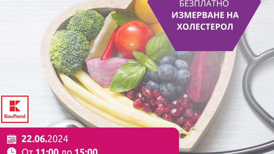 Безплатни прегледи за холестерол в 2 магазина на Kaufland в София