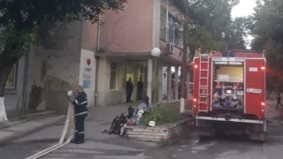 Извънредно! Пламъци в болницата в Благоевград