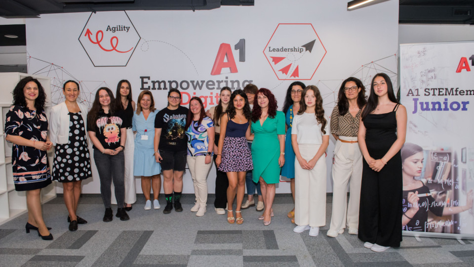 Официално започна менторската програма STEMfem Junior на А1 | StandartNews.com