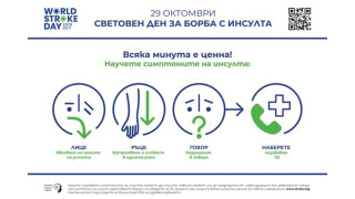 ,Сърце и Мозък' в Плевен и Бургас отбелязват Световния ден за борба с инсулта с информационни кампании